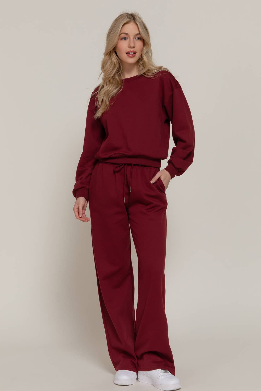 Active Basic | Active USA – Engroshandel Sweatshirt - Dame – Crop sweatshirt med rund hals og lange ærmer32