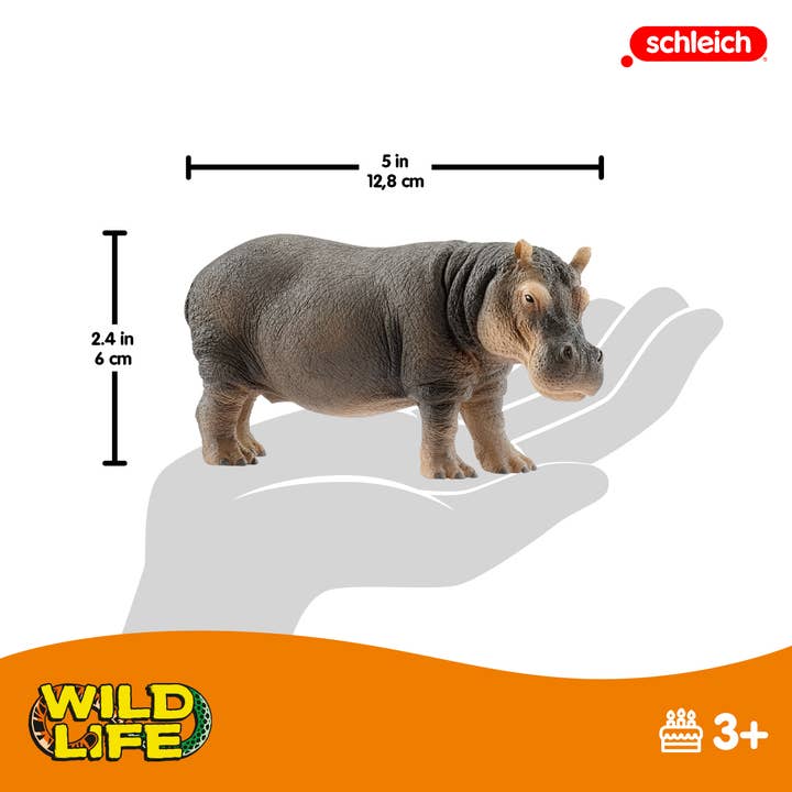 Schleich - Wholesale Figurine Toy - Kids - Hippopotamus Safari Animal Toy1