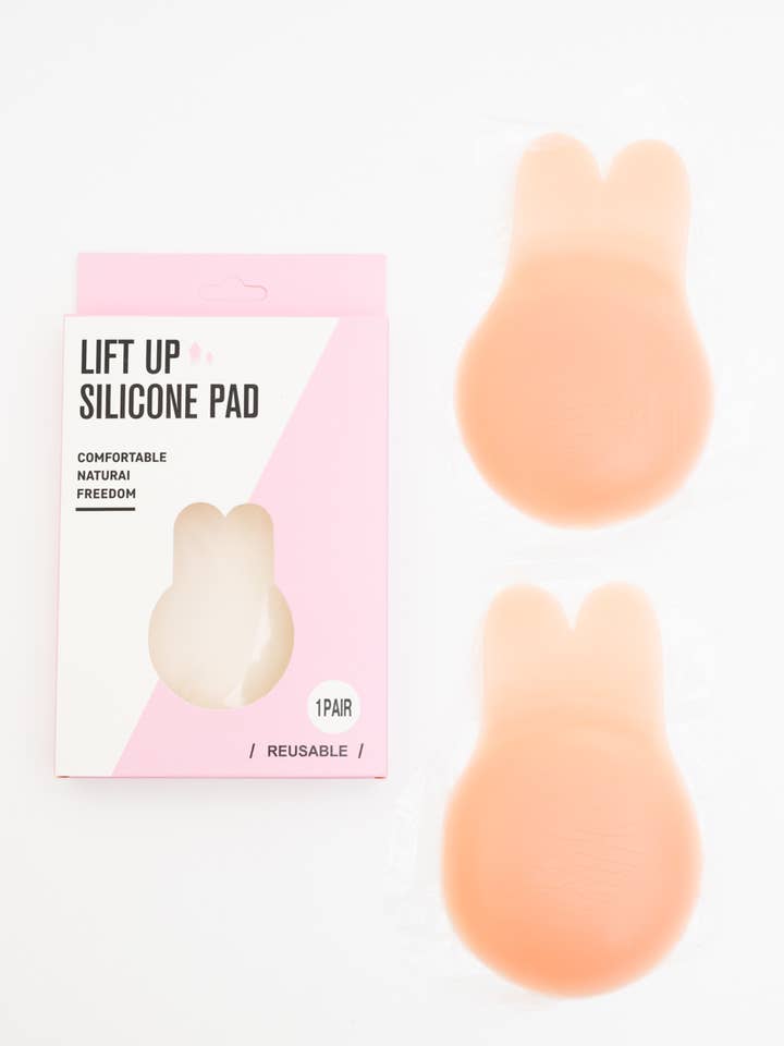 Pink Silicone Breast Lift Pads – Stick-On Push-Up Nipple Cover for wholesale on Faire2