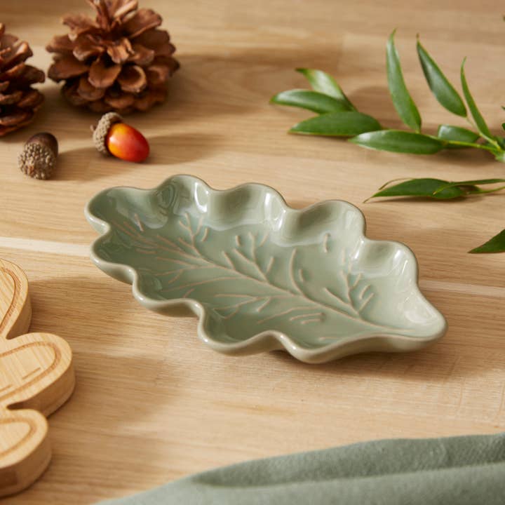 Green Leaf Spoon Rest Forest Fable for wholesale on Faire1