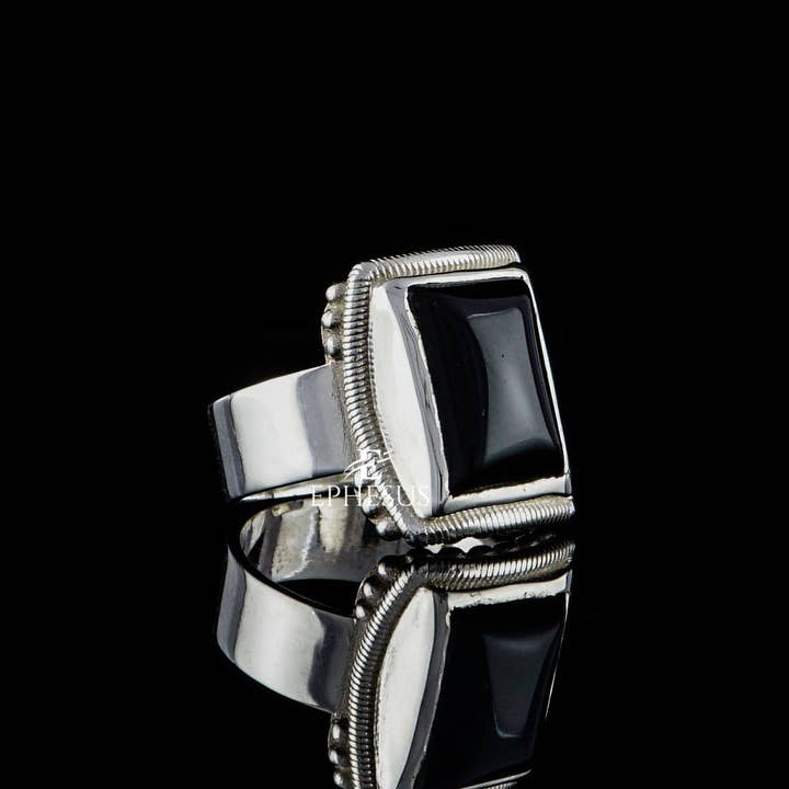 Lucifer Morningstar Ring Solid Sterling Silver för wholesale av Ephesus Jewelry