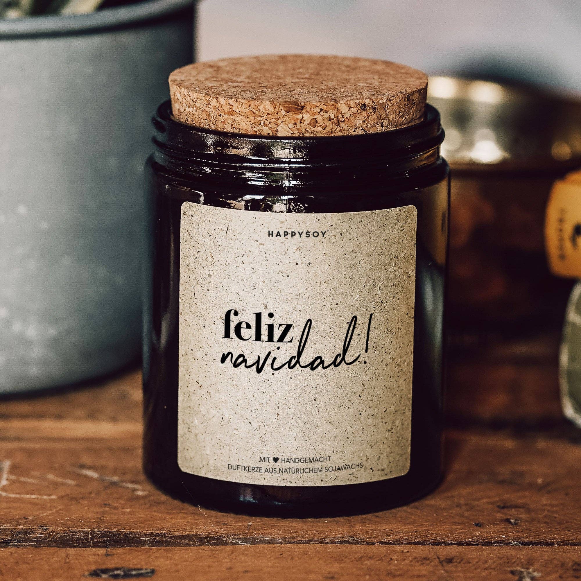 Happysoy - Wholesale Jar/Filled Candle - Scented candle | Feliz navidad!6