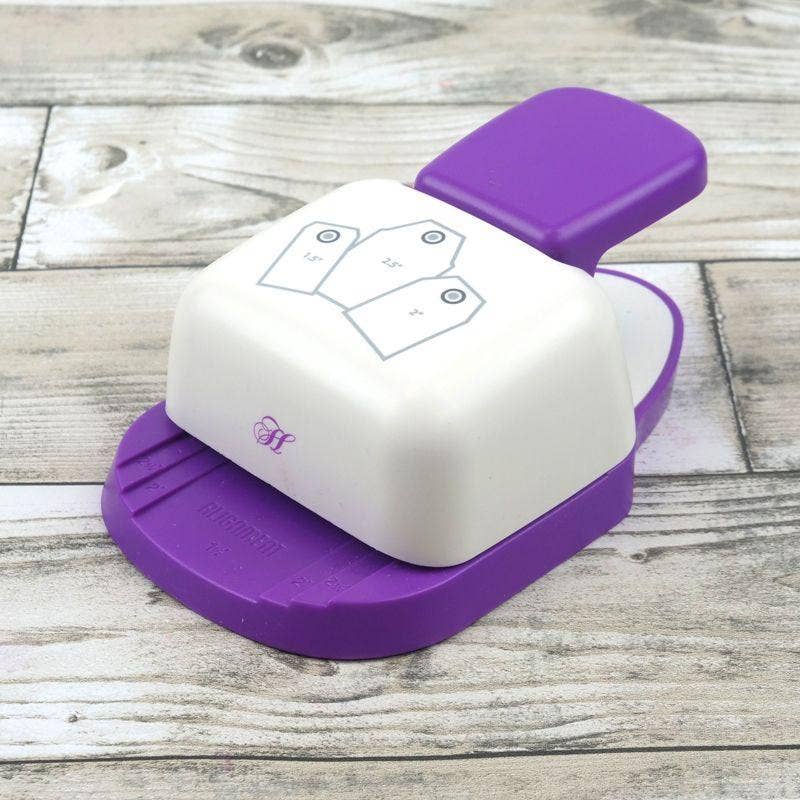 Ecstasy Crafts Distributing - Wholesale Craft Tool - Premier Craft Tools - Straight Edge Tag Punch1