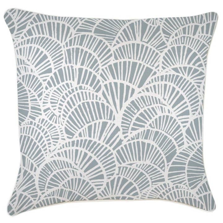 Kuddfodral - Med rörledning-Positano rök-60 cm x 60 cm för wholesale av Escape To Paradise