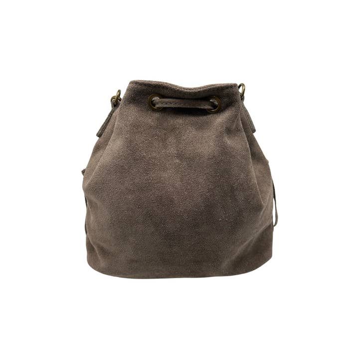 Louisa lee - Wholesale Shoulder Bag - Women's - AURÉLIA SUEDE LEATHER BUCKET BAG7