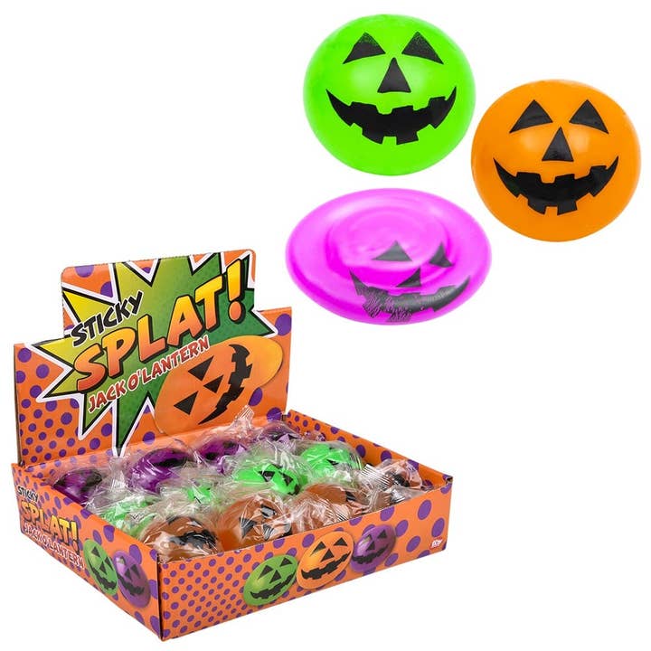 La Luna Bella - Toys - Wholesale Classic Toy - Kids - 2.25" SPLAT JACK-O-LANTERN LLB kids toys