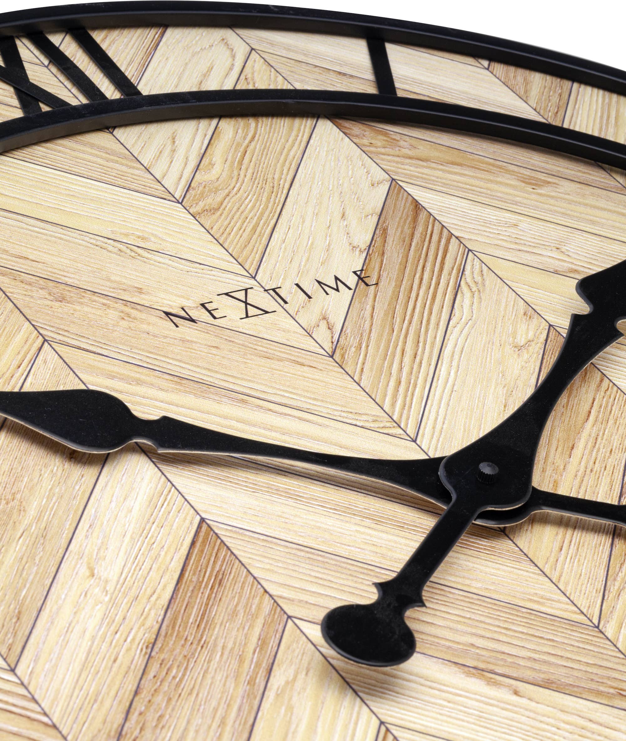 Unek Goods LLC - Wholesale Wall Clock - Roman Vintage Lt Wood4