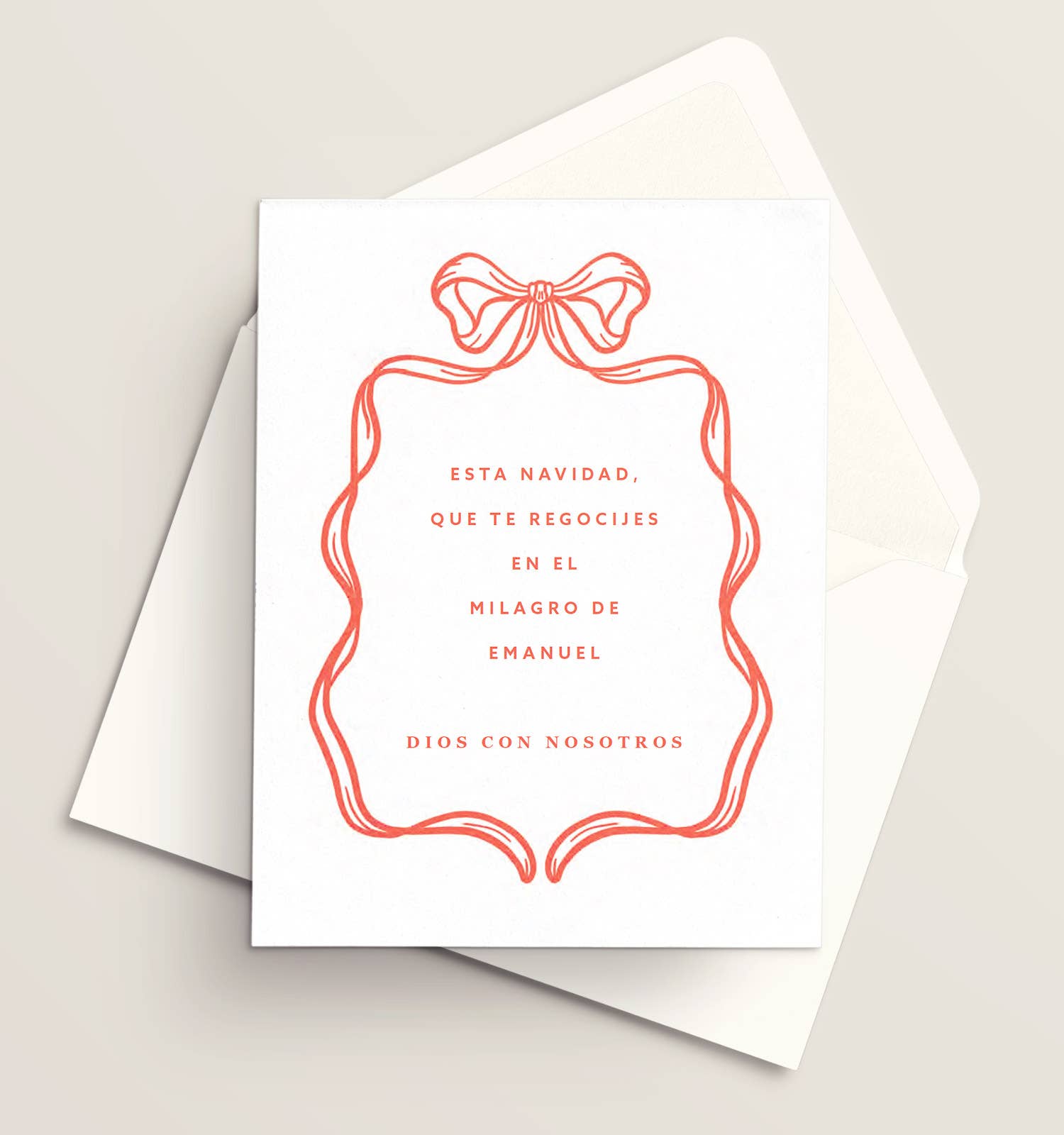 Vivi Furlong - Wholesale Christmas Card - Dios con nosotros | Tarjeta cristiana | Tarjeta hecha a mano | Tarjeta de fiestas | Tarjetas navideñas | Navidad 2025 | Basada en la fe0