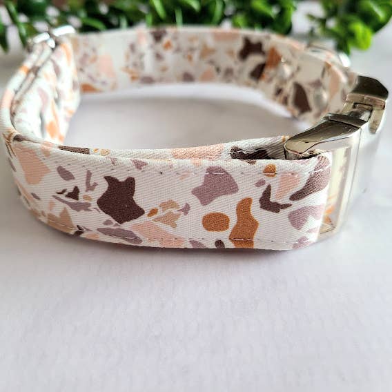 Collar de perro de terrazo para venta al por mayor de City Dog Treat Bar