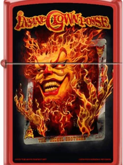 ICP The Jeckel Brothers - Red Matte Zippo Lighter for wholesale by Scorpio Posters