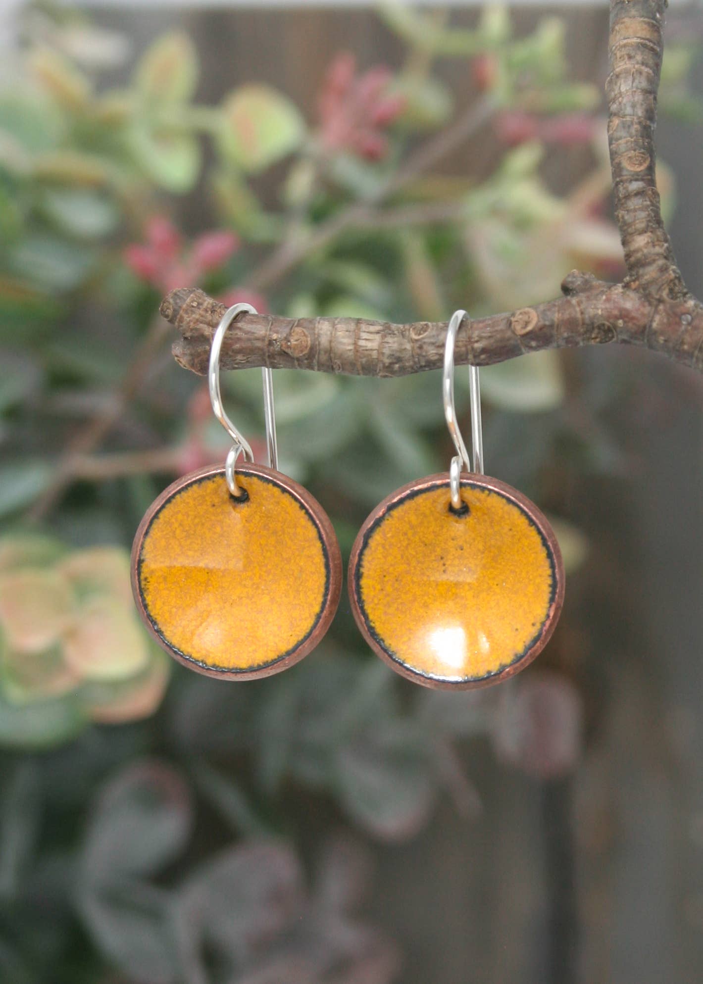 Rising Jewelry – wholesale Hängande örhängen – Emalj Penny Kopparörhängen, Smycken, Dinglande örhängen9