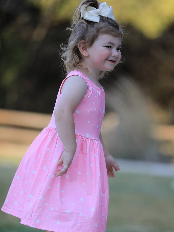 Rylee Faith Designs - Wholesale Dress Set - Baby - Rainbow Star Colorful 3-Piece Dress Set10