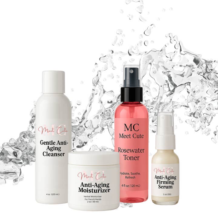 Anti-Aging Kit with Free Makeup Bag for wholesale by Meet Cute