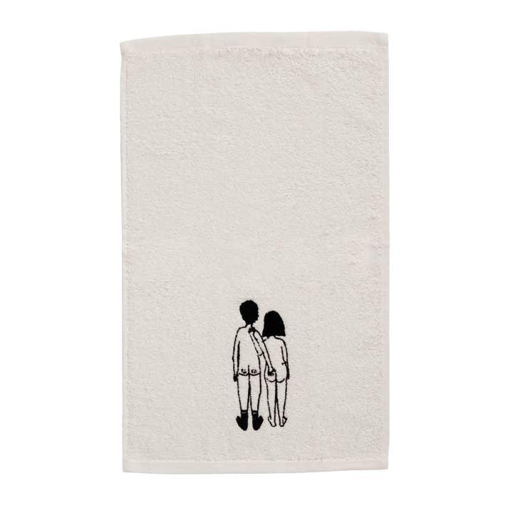 helen b - Wholesale Hand Towel - guest towel naked couple back (set*2)