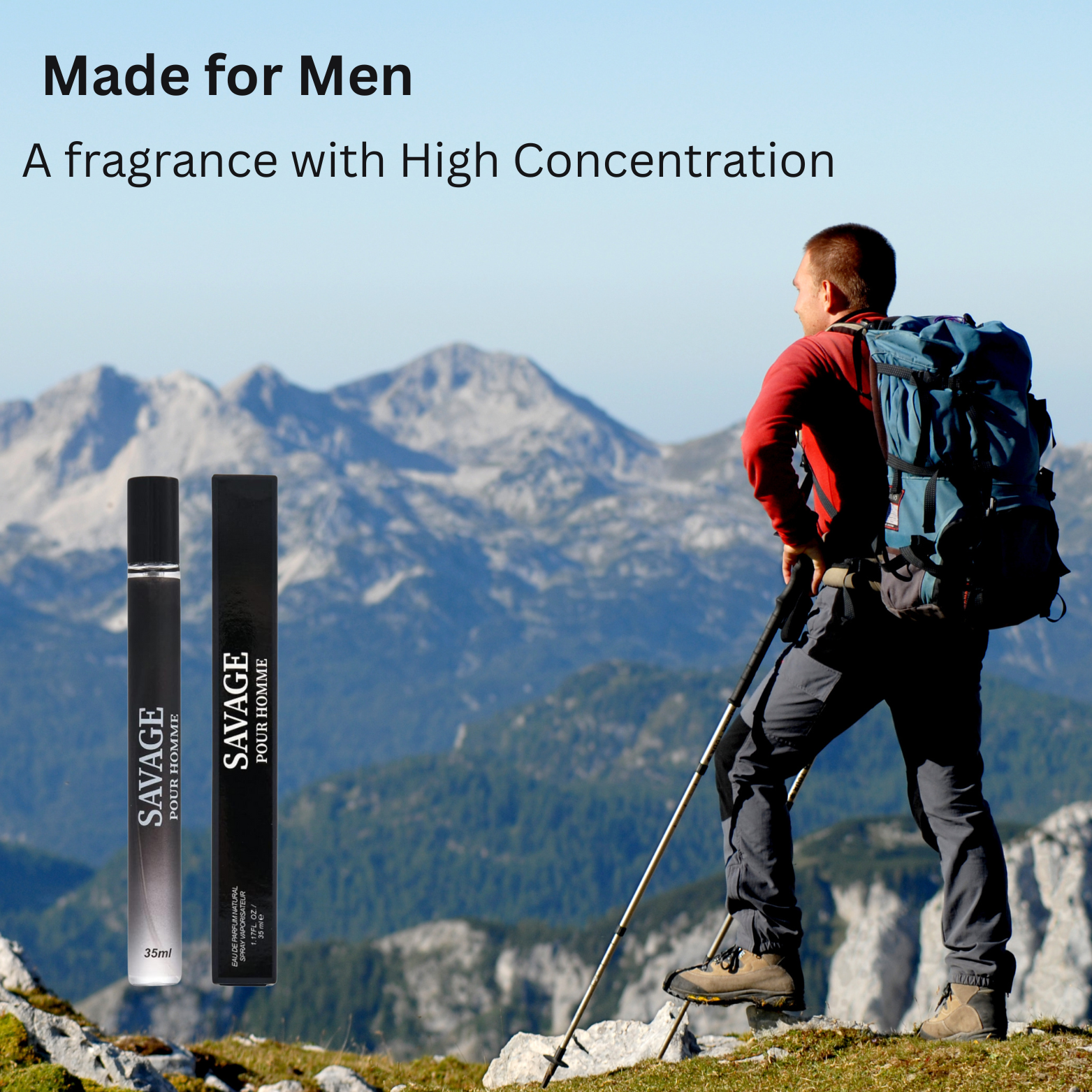 Inspire Scents - Wholesale Perfume/Eau de Toilette - Savage Cologne for Men Travel Spray 35ml (pack of 20pcs)1