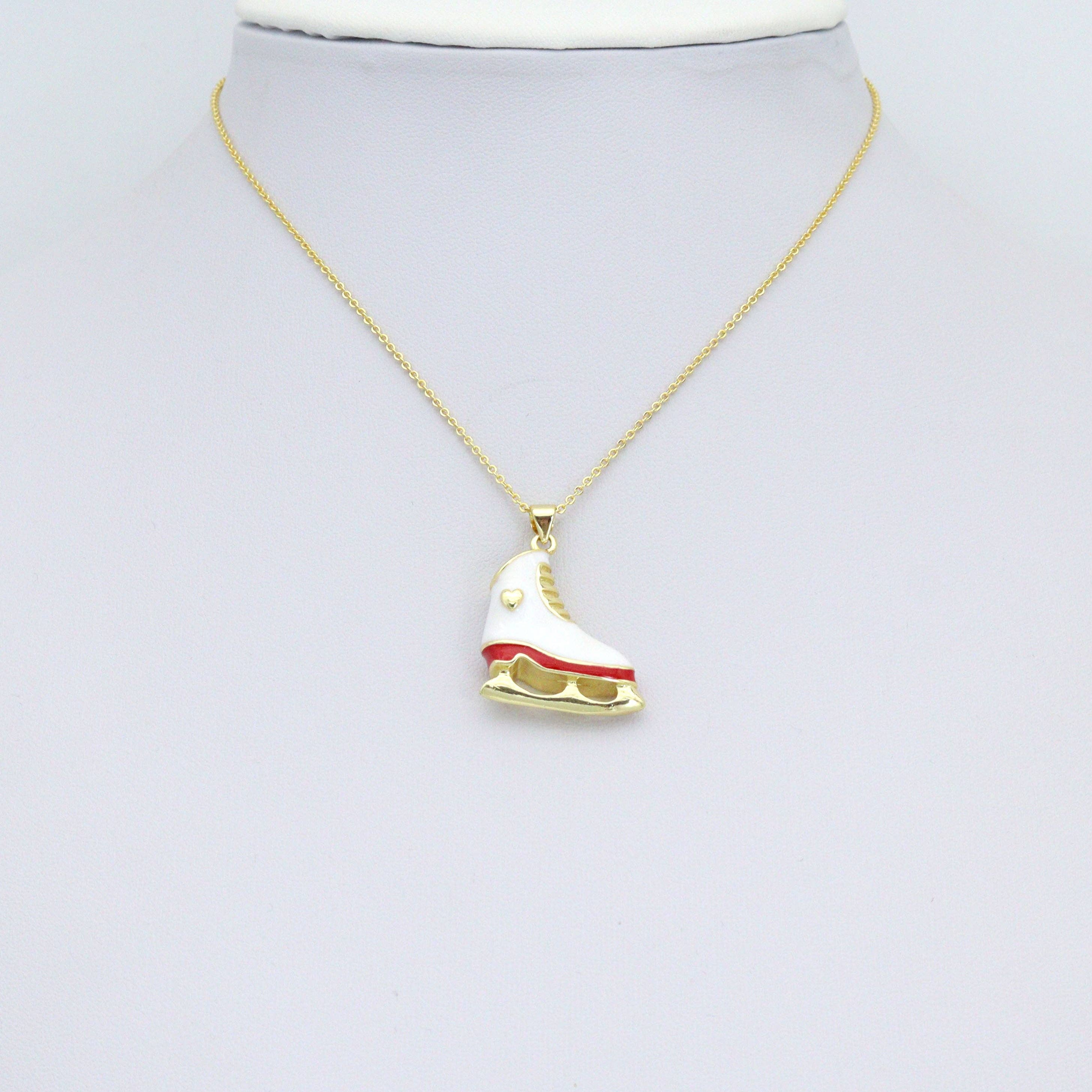 BestBeads&Beyond - Wholesale Individual Charm/Pendant - Enamel Ice Skating shoe Shape charm, Sku#LK12661