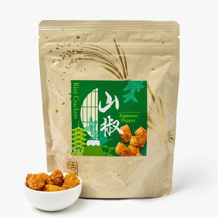 Sanshô Pepper Crackers - 65G for wholesale by Irasshai