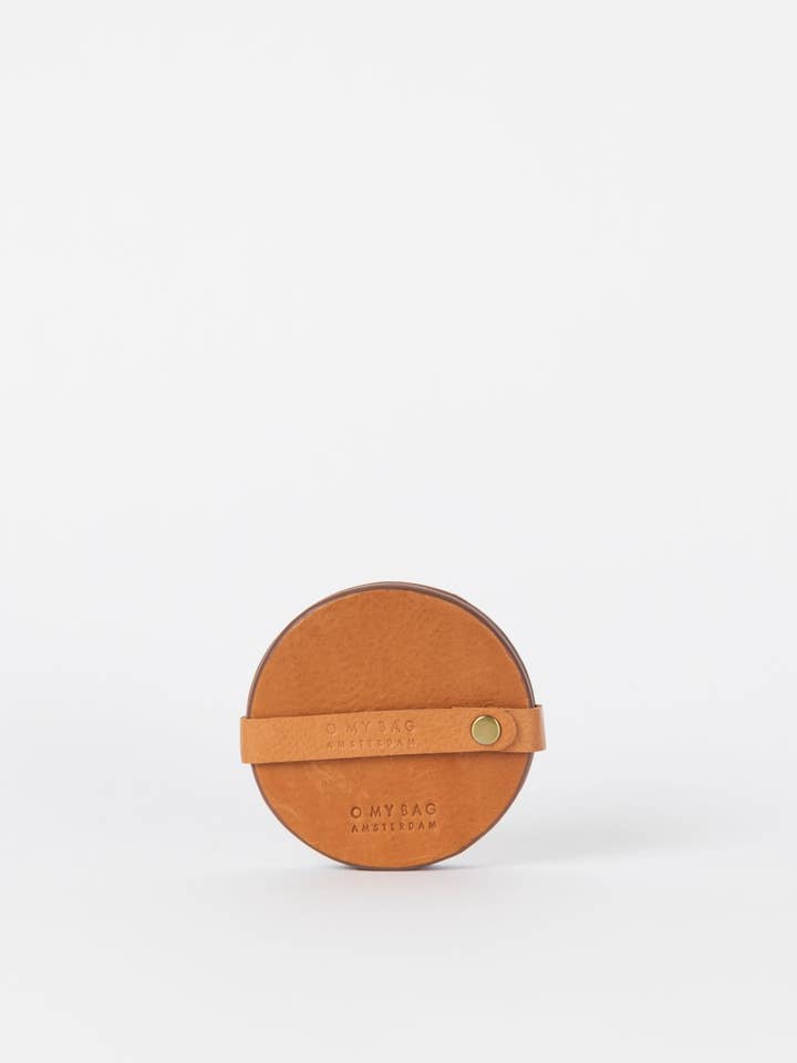 Dessous de verre - Cuir grainé doux chêne sauvage pour la vente par O My Bag