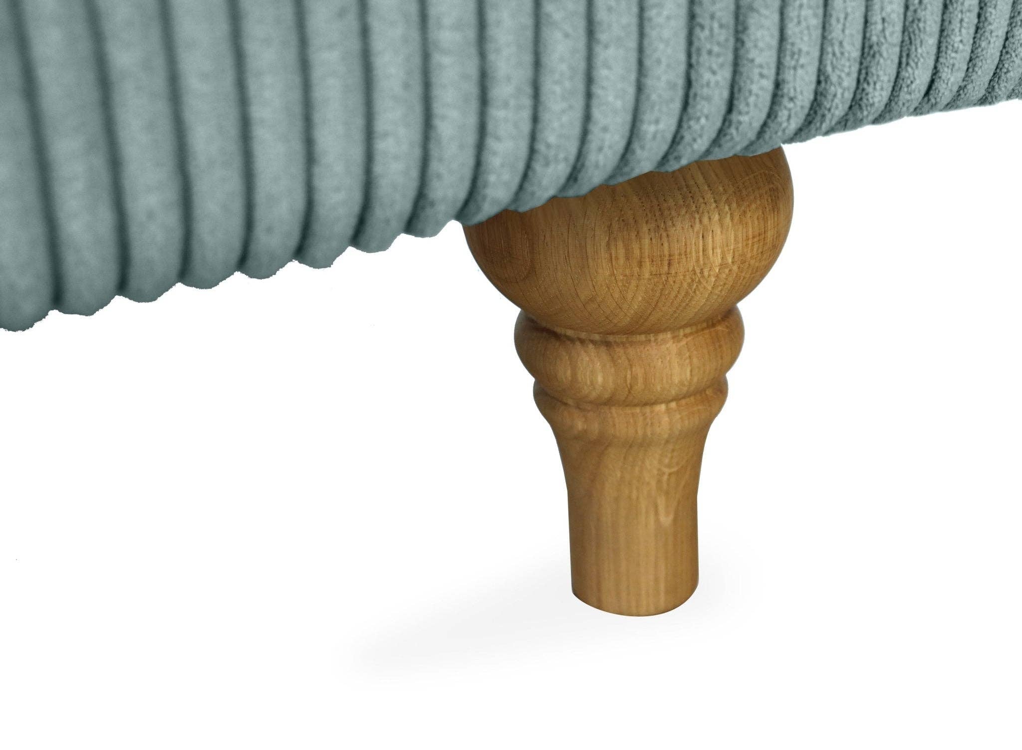 SCANDINAVIAN STORIES by MARTON - Wholesale Sofa - Turku 4-seater sofa/sofa bed Corduroy, Dusty Blue, removable & washable covers14