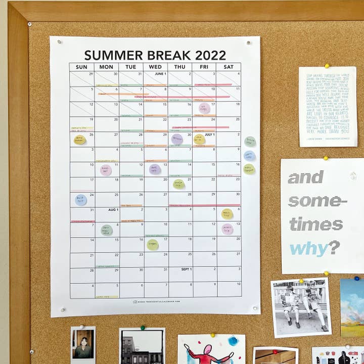 The Essential Calendar - Wholesale Sticky Notes - Circle Sticky Notes2