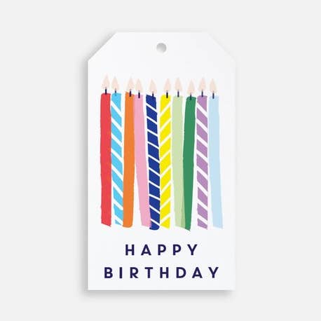 Happy Birthday Paper Gift Tag for wholesale by Paper, Ribbon & Wrap