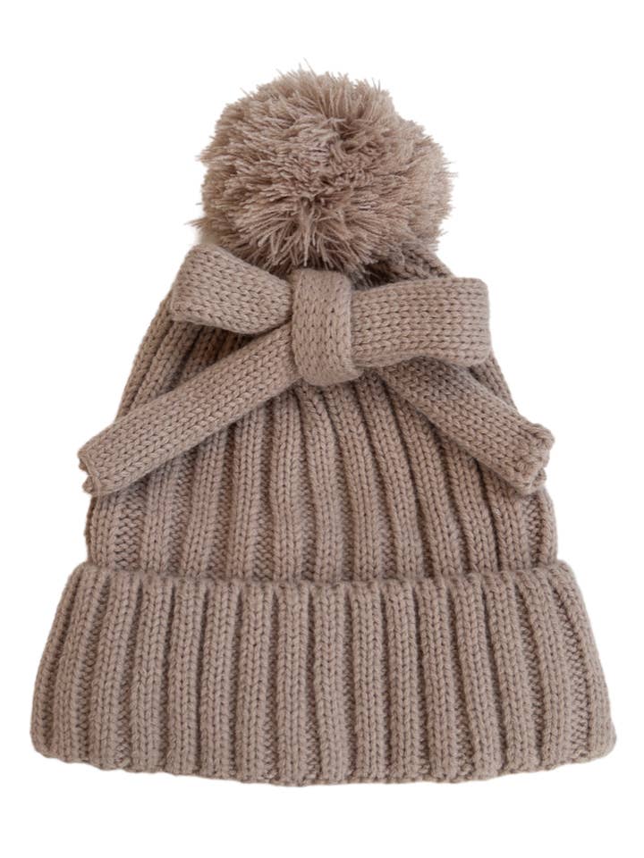 Bowtiful Beanie - Karamel for engroshandel hos GIGI’S USA