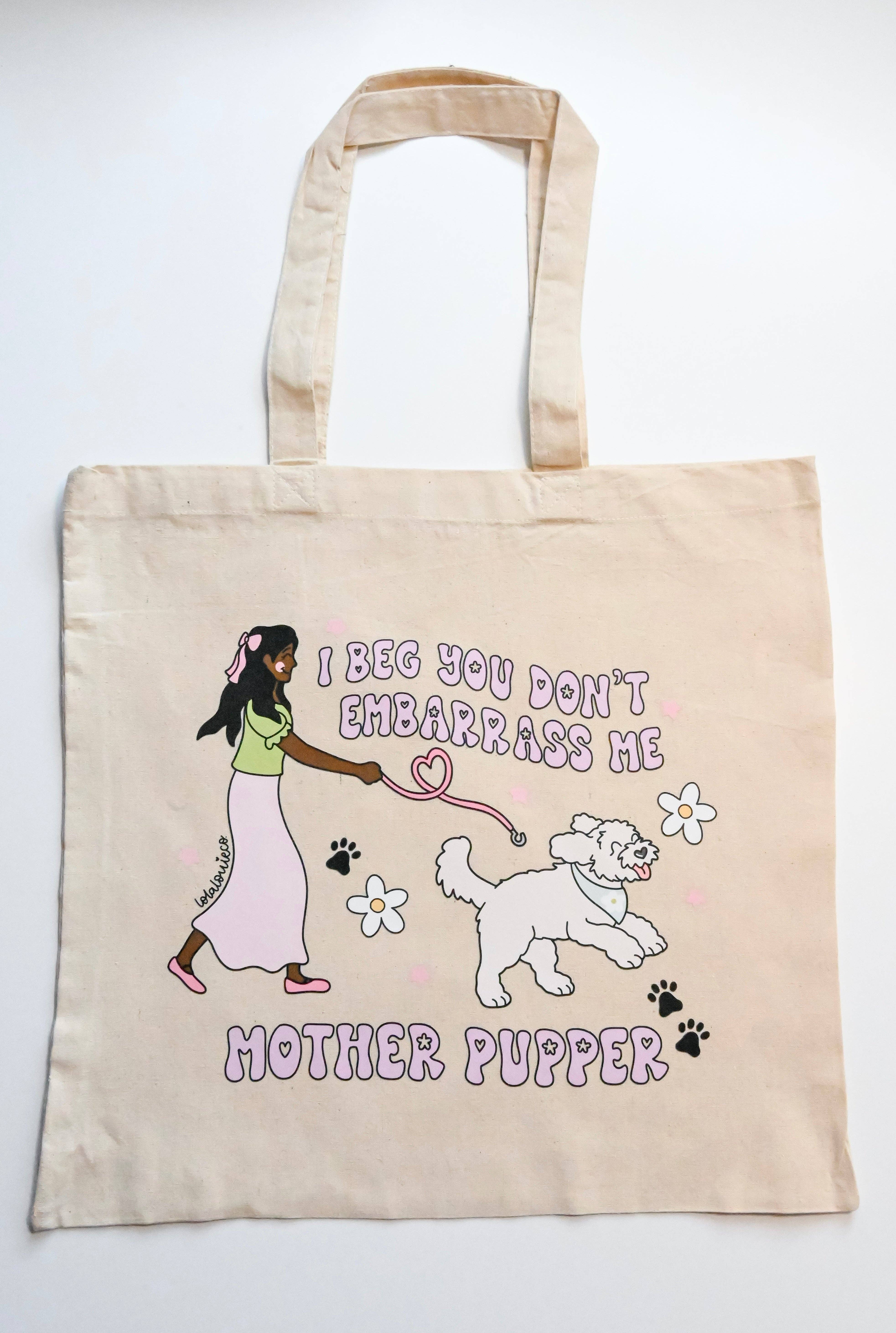 Lola & Louie co. – wholesale Bärkasse - Dam – Jag ber dig inte skämma mig mamma bröst tote2