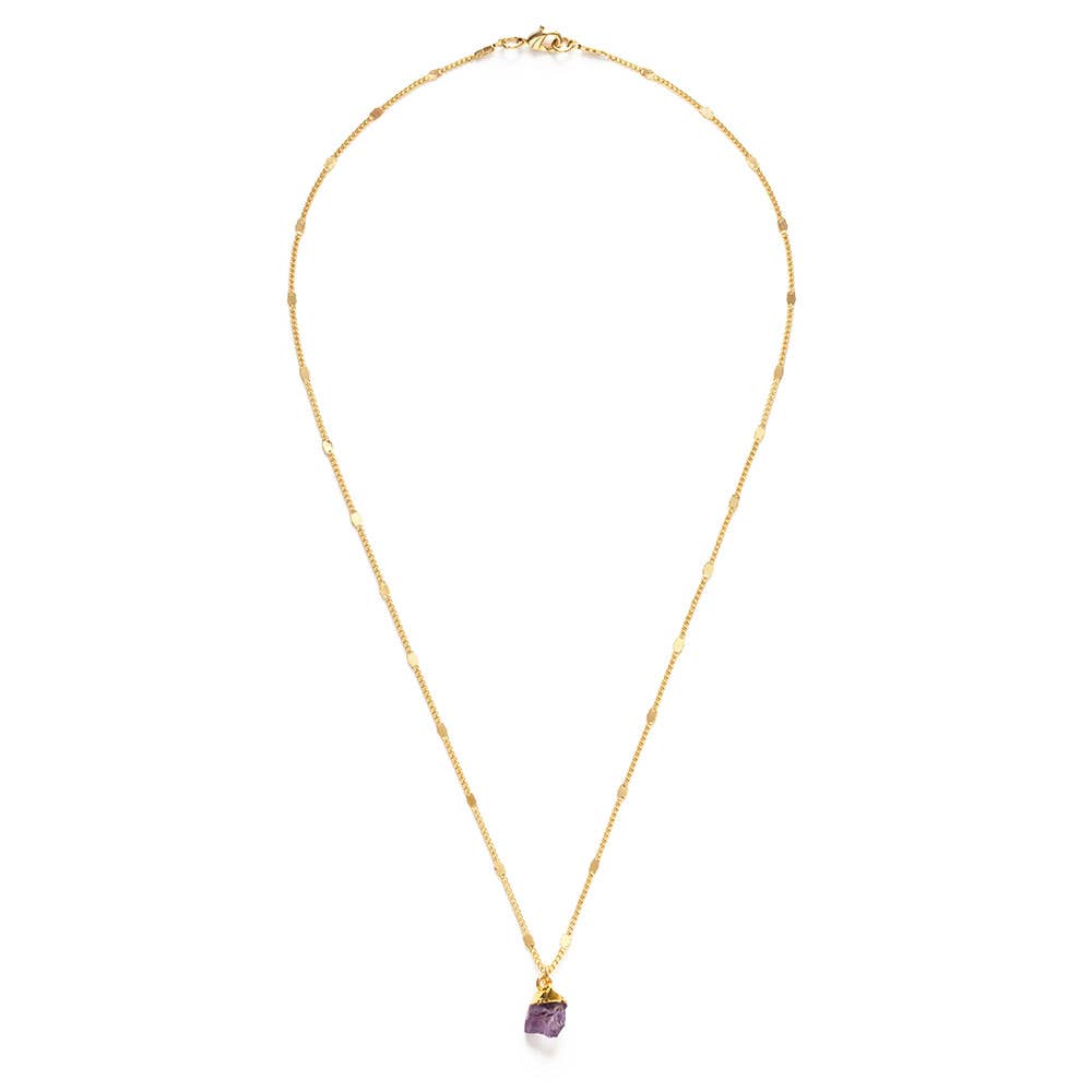 Amano Studio – wholesale Pendant/charm necklace – Raw Cut Gemstone Necklaces8