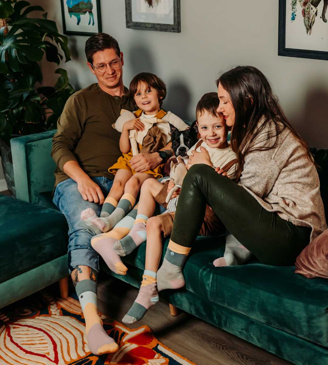 Q for Quinn - Wholesale Socks - Kids - Mixed Patterns Kids Socks (3 pairs) – 98% Organic Cotton8