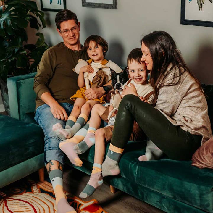 Q for Quinn - Wholesale Socks - Kids - Mixed Patterns Kids Socks (3 pairs) – 98% Organic Cotton8