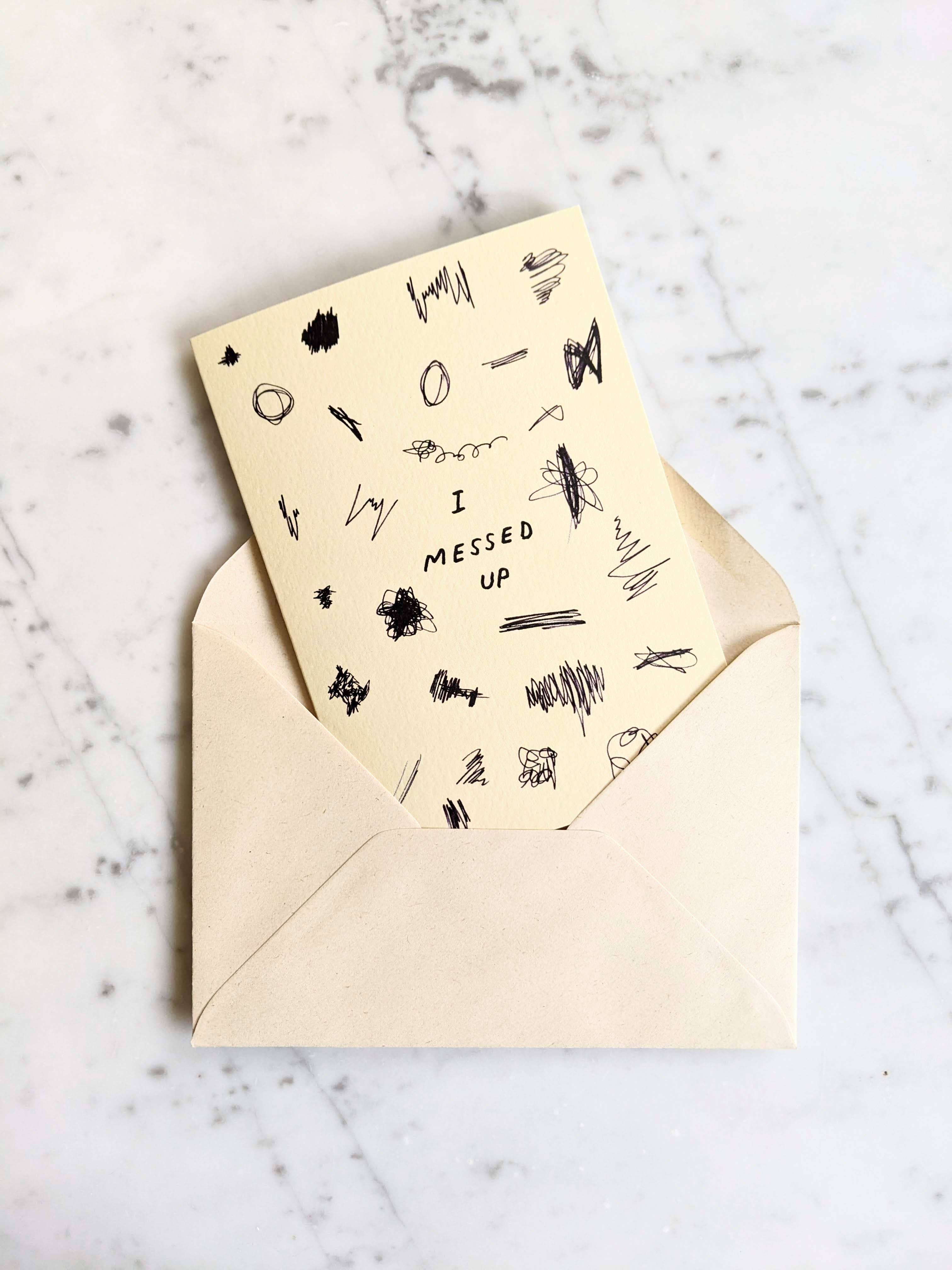 Madeleine Sywulak US - Wholesale I'm Sorry Card - I Messed Up Card2