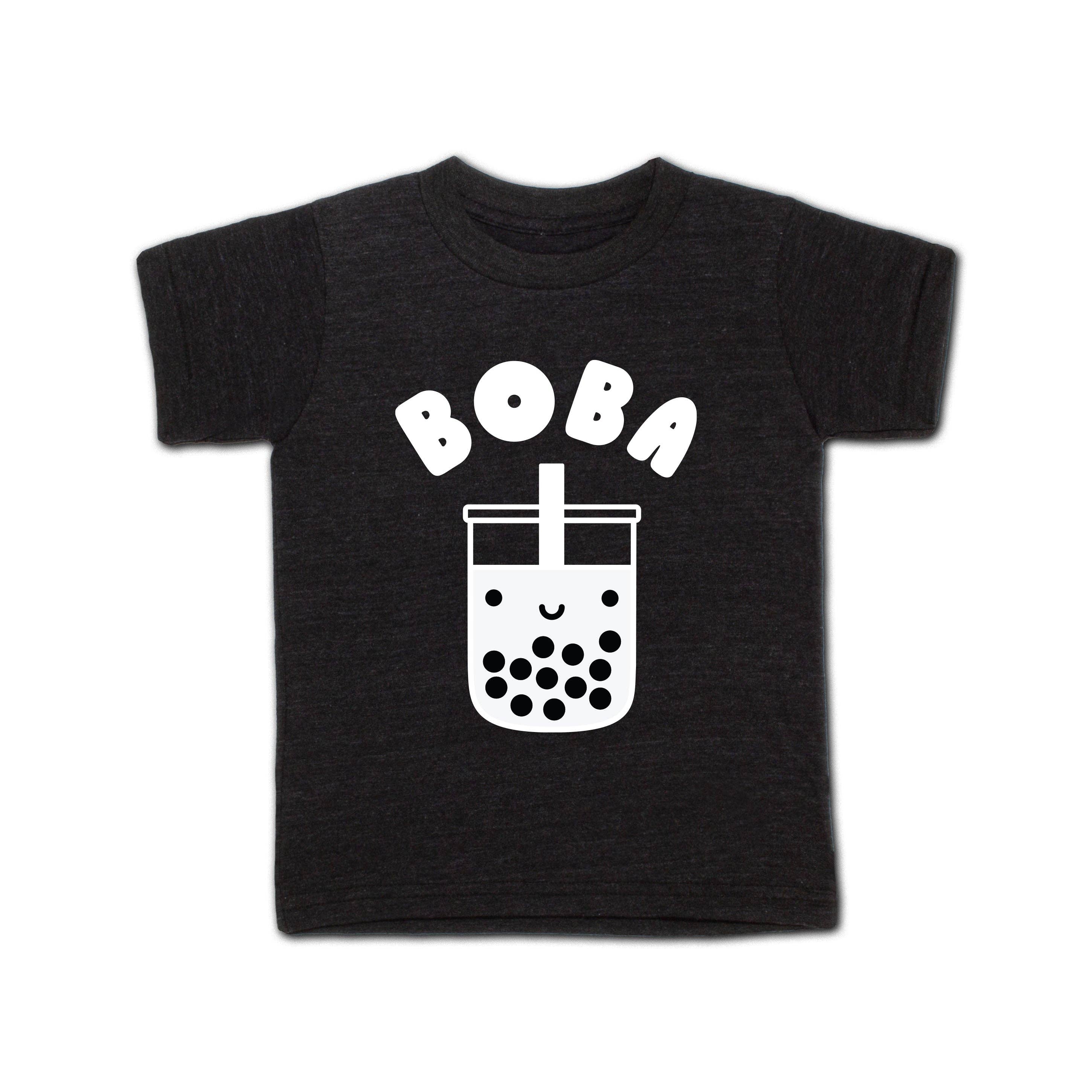 Mochi Kids – Engroshandel T-shirt med serigrafitryk – til børn – Kawaii Boba grafisk T-shirt til børn1
