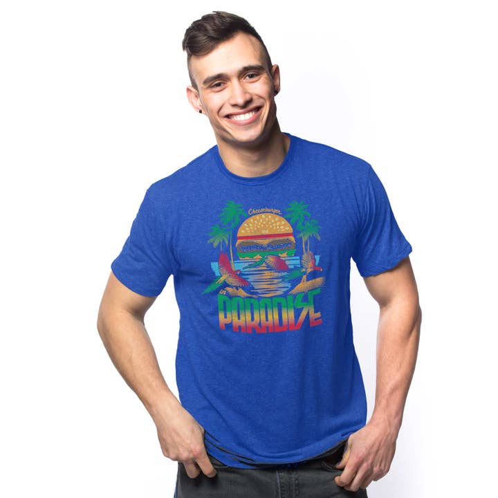Solid Threads - Wholesale T-Shirt (Graphic) - Unisex - Cheeseburger in Paradise T-shirt