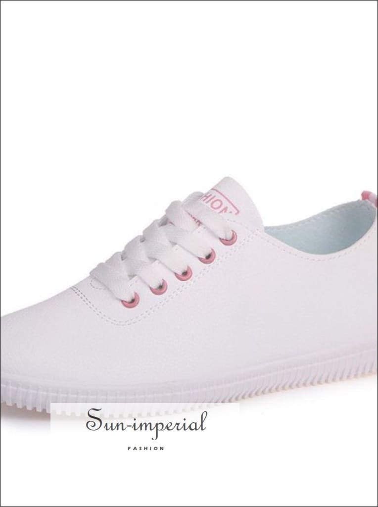 Sun Imperial - Venta al por mayor Zapatillas urbanas - Mujer - Zapatillas de deporte planas blancas para mujer Zapatos de playa Tallas 35-400