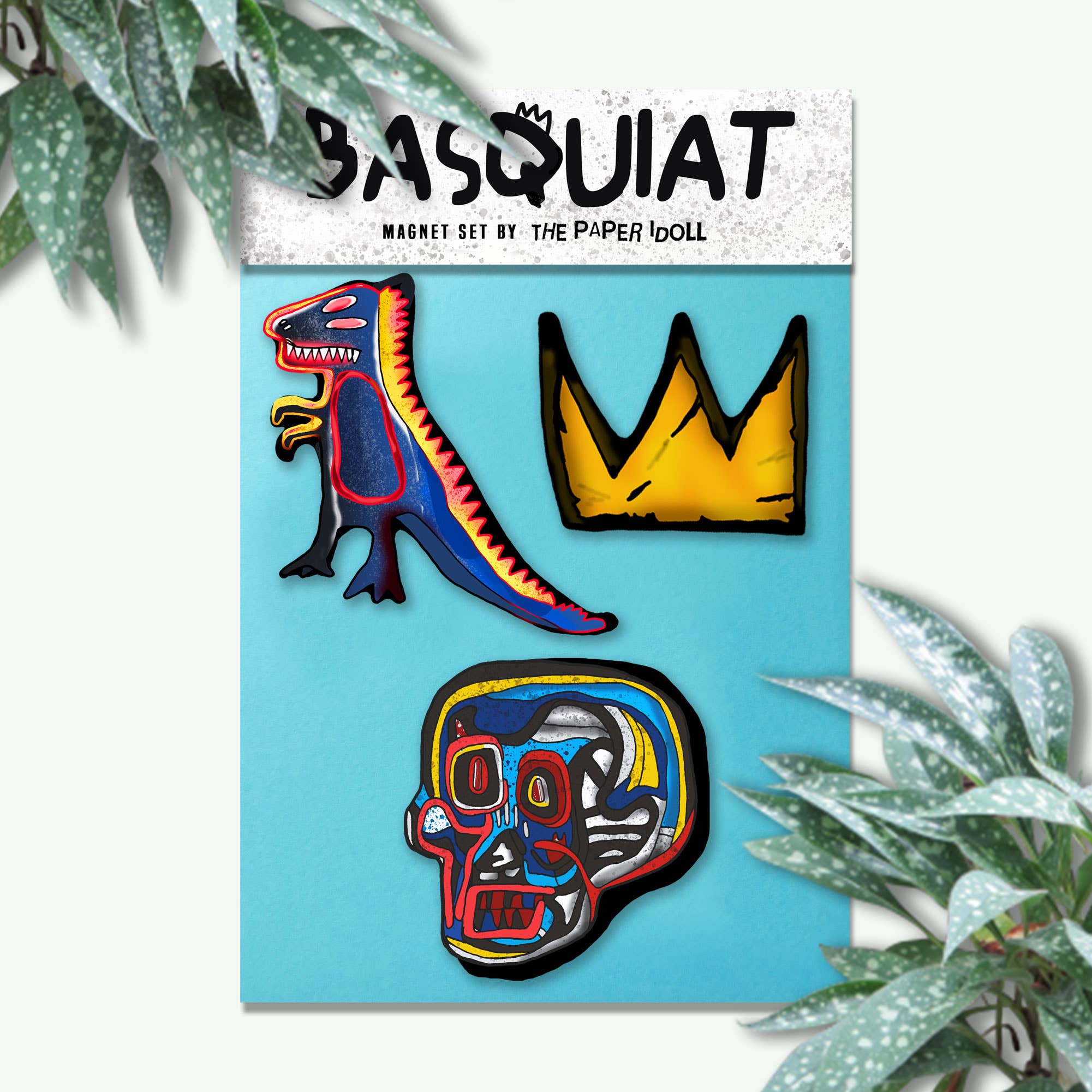 THE PAPER IDOLL - Vendita all'ingrosso Calamite - Set da 3 magneti artistici assortiti | Serie Artisti | Arte contemporanea1