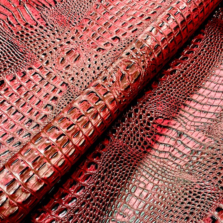 Western Linens - Vente Tapis - Cuir gaufré - demi-peau de 20 pieds carrés6