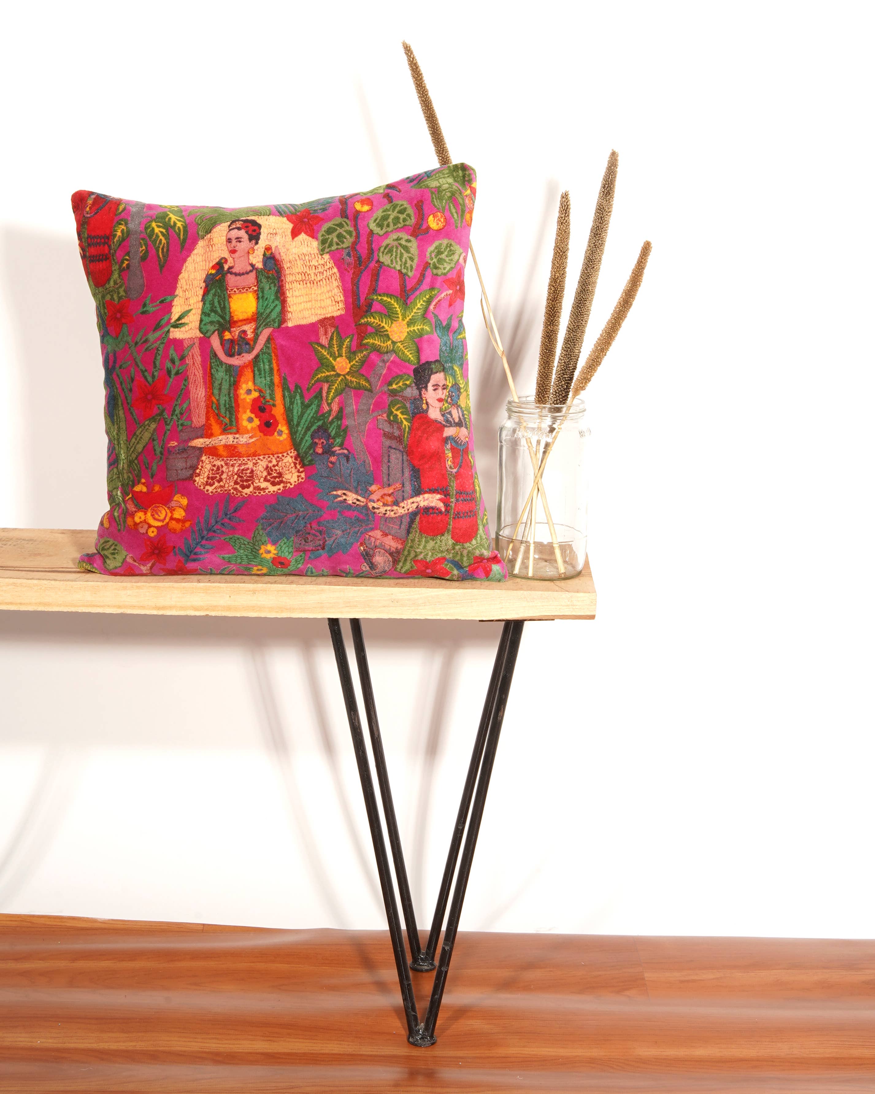 Linen Connections - Wholesale Throw Pillow Cover - Frida Cotton Velvet Cushion Cover2