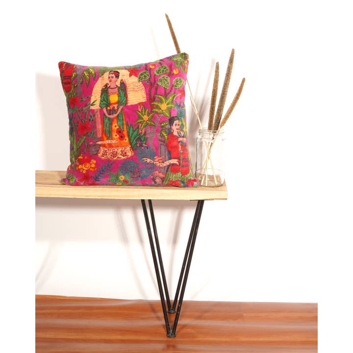 Linen Connections - Wholesale Throw Pillow Cover - Frida Cotton Velvet Cushion Cover2
