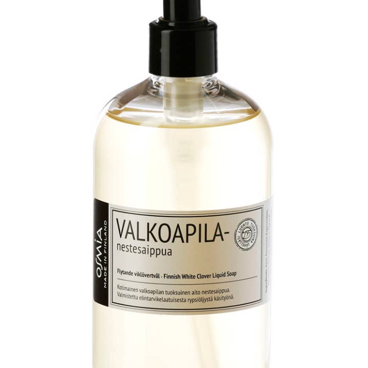 White clover liquid soap 500 ml for wholesale by Osmia