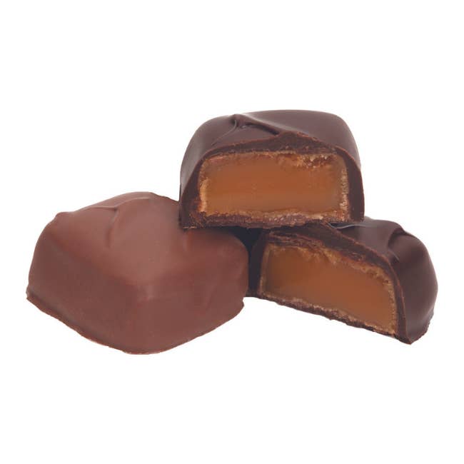 Dark Chocolate Caramel , Bulk for wholesale by Coblentz Chocolate Company