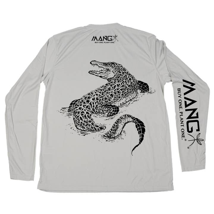 MANG – wholesale Screen printed t-shirt – unisex – Gator MANG - LS2
