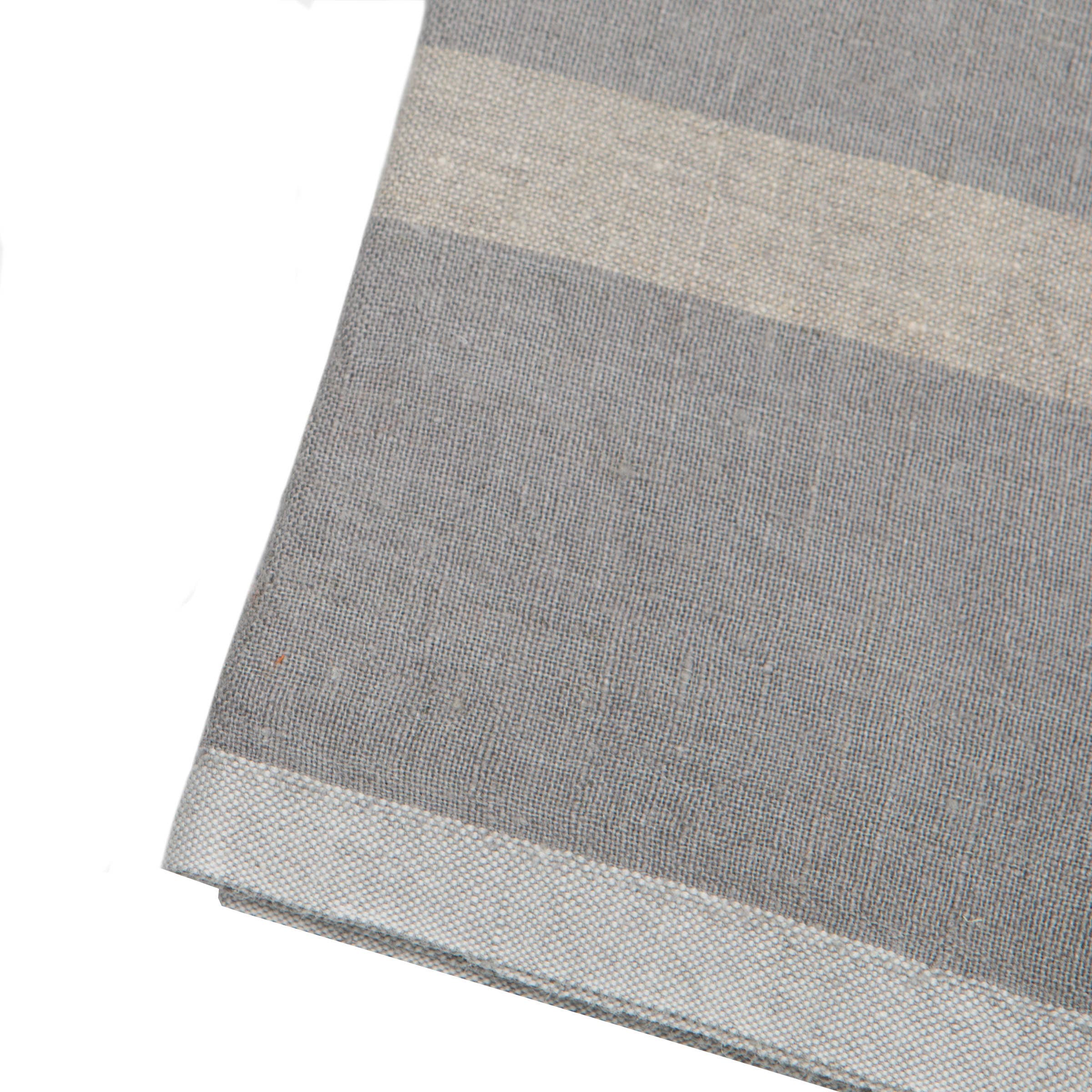Caravan Home - Wholesale Tea Towel - Laundered Linen Grey/Natural Towels 20x30 - Set of 21
