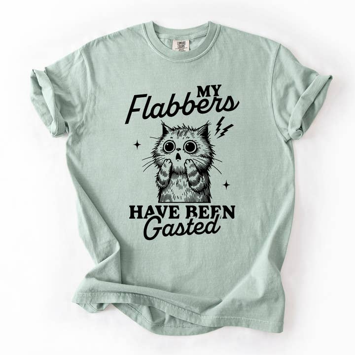 Refinery Number One LLC - Wholesale T-Shirt (Graphic) - Unisex - My Flabbers Have Been Gasted, Funny, Sassy, Sarcastic Tshirt