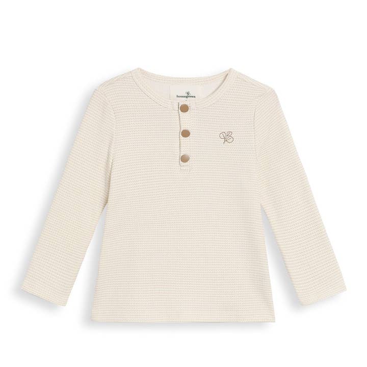 Long Sleeved Henley Top Trellis Oat and other Purchase Wholesale longdan. Free Returns & Net 60 Terms on Faire trending on Faire.