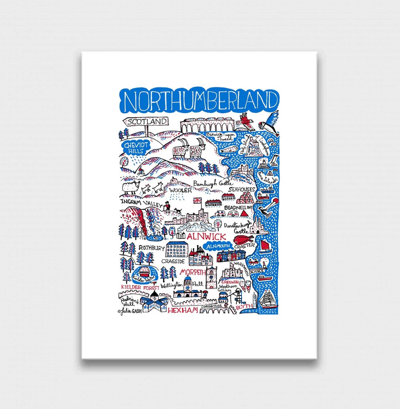 Julia Gash - Wholesale Art Print - Northumberland Prints & Cards2