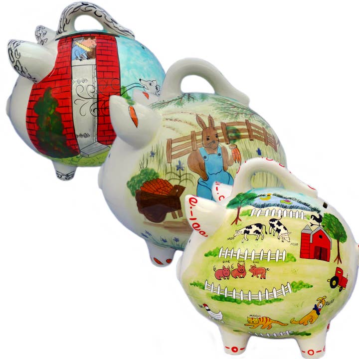 PiggyBank Express - Wholesale Money/Piggy Bank - 3 Little Pigs Piggy Bank2