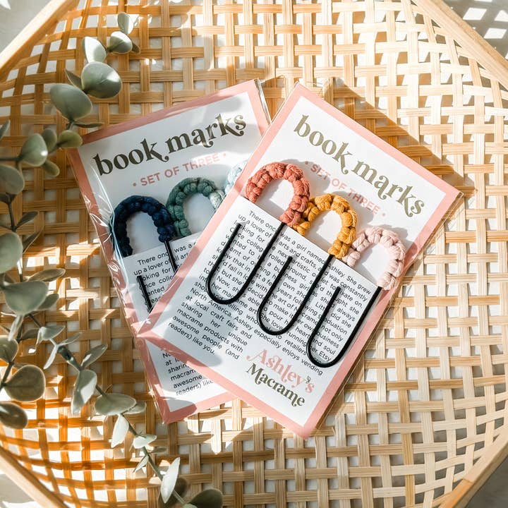 Ashley's Macrame - Wholesale Bookmark - Macrame Bookmark Sets