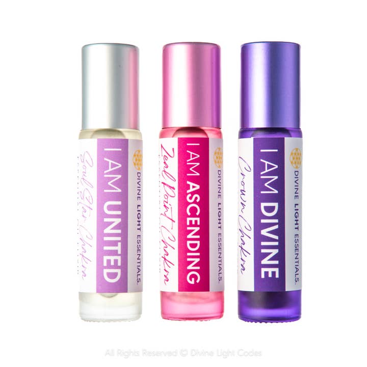 Lift Yourself Elixir Bundle - Essential Oils for Unity Consciousness - Ascension - Intuition - 3 Roller Bottles for wholesale by Divine Light Codes