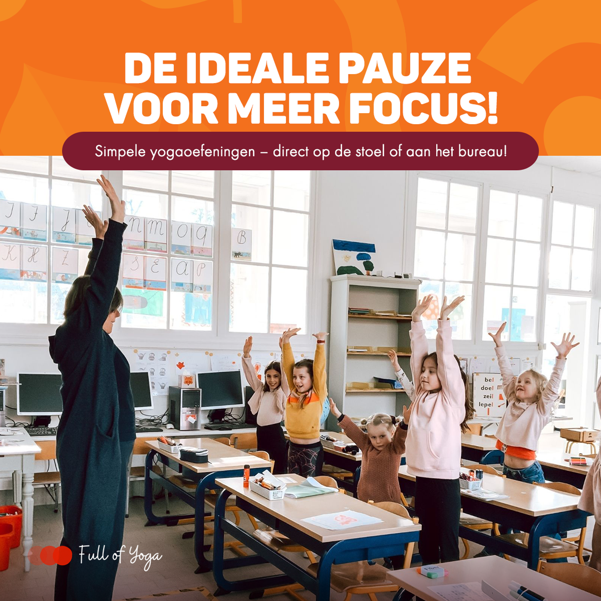 Full of Yoga - Wholesale Learning Cards - Kids & Baby - Yoga op en naast je stoel – kaartenset voor thuis, klas & kantoor5