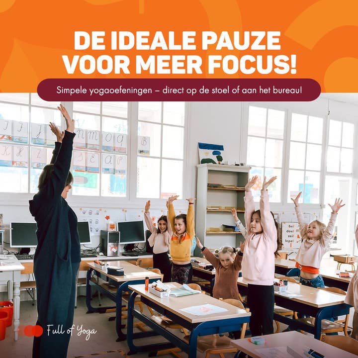 Full of Yoga - Wholesale Learning Cards - Kids & Baby - Yoga op en naast je stoel – kaartenset voor thuis, klas & kantoor5